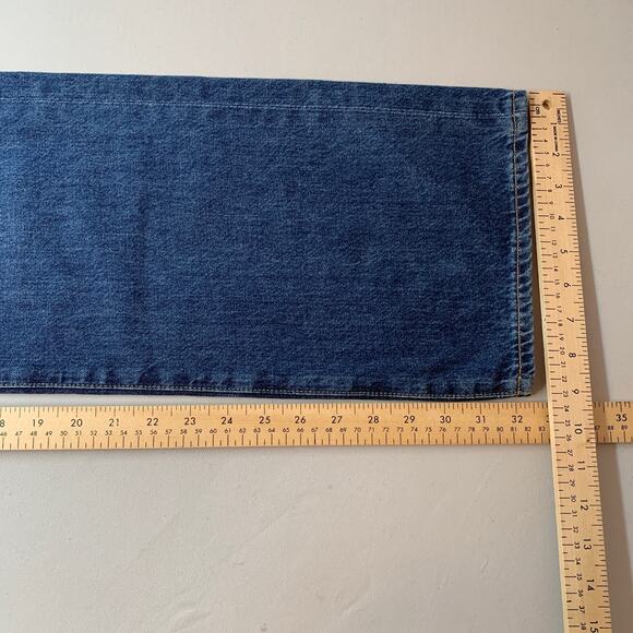 Citizens of Humanity Annina Jeans 24 Blue Denim High Rise Wide Leg Straight - Picture 11 of 16